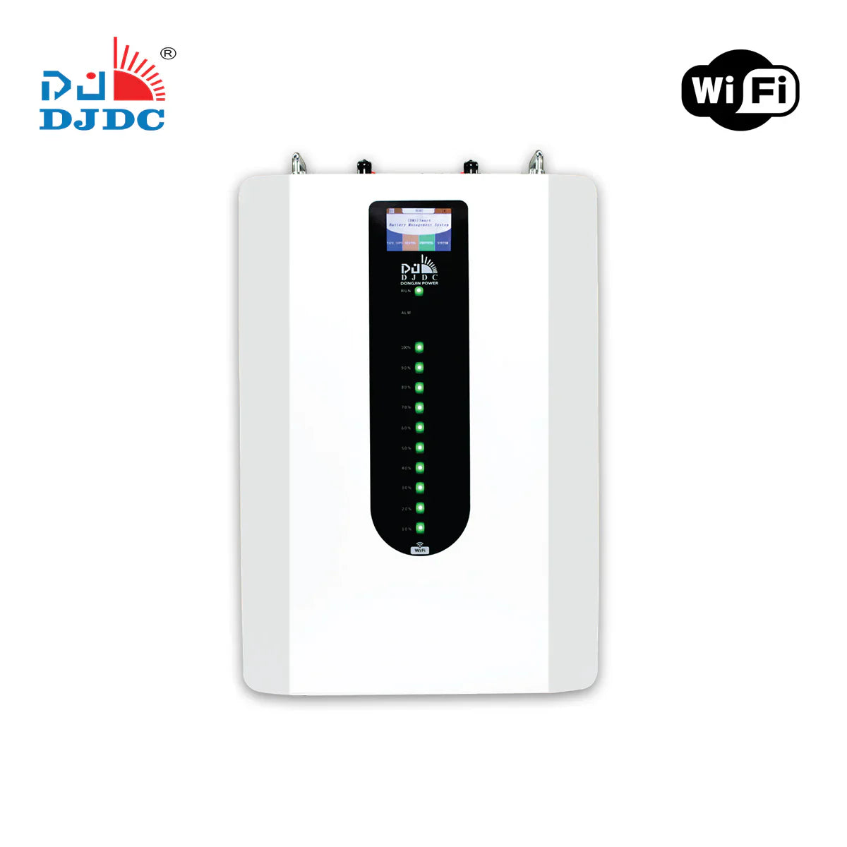 DJDC Dongjin 51.2V 100Ah Lithium-Ion LiFePO4 Wall-Mounted Battery with WiFi & Bluetooth - 5.12kW - IP32