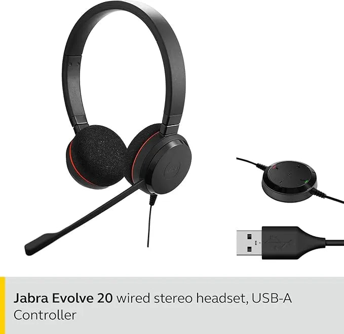 Jabra Evolve 20 Stereo Headset