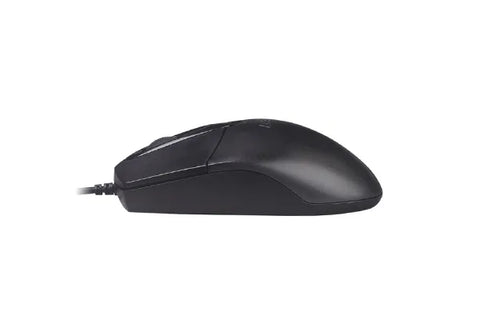 A4Tech OP-720S Optical Mouse - Silent Clicks - 1200 DPI - For PC/Laptop - Black