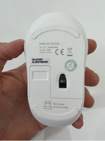 Wireless mouse, i886 silent clicks, 3-key mouse, 1600 DPI, 250Hz polling rate