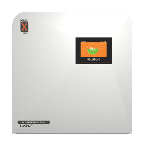 Photon 5.2K8S2P Wall X Series Lithium Battery 24(V)200(Ah)