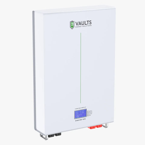 Vaults Energy 51.2V 105Ah LiFePO4 Battery – 5.4kW Long-Life Solar Power Solution