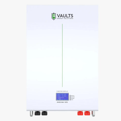 Vaults Energy 51.2V 105Ah LiFePO4 Battery – 5.4kW Long-Life Solar Power Solution