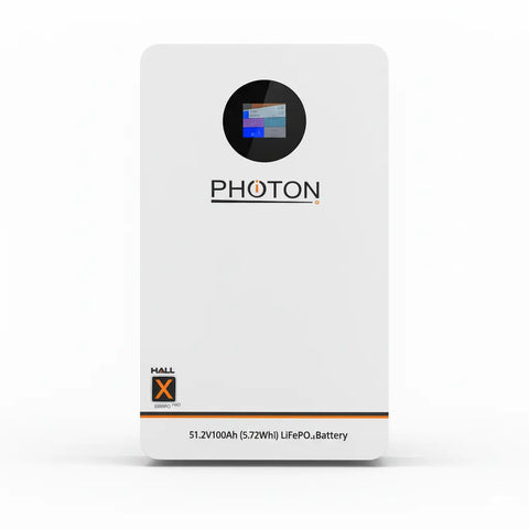Photon 5.12 KWH Wall X Series Pro Lithium Battery 51.2V 100Ah