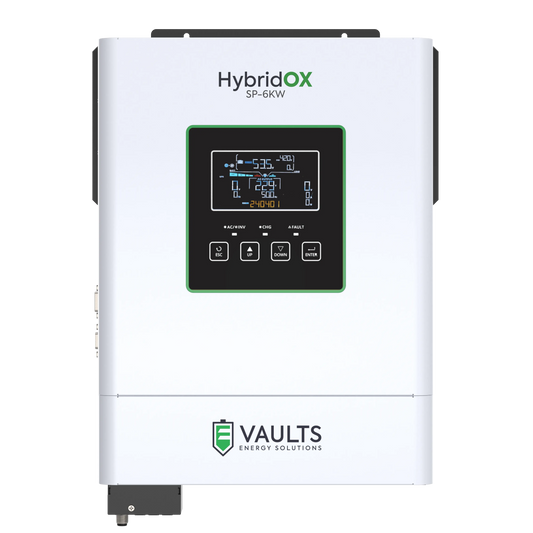 Vaults Energy 4kW Hybrid Solar Inverter – 5000W PV Input, Smart MPPT, Full Home Backup