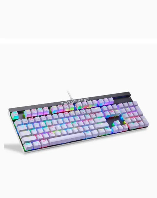 MOTOSPEED CK103 RGB LED Backlit Wired Mechanical Gaming Keyboard