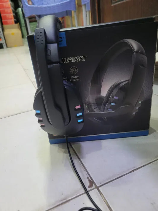 KOMC G60 King of Creative Music RGB Gaming Headset Gamer Adjustable Headband