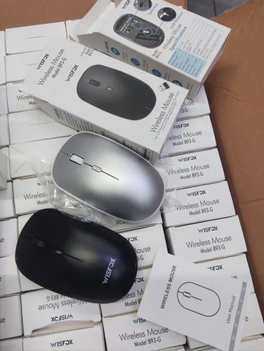 Wireless Mouse Wisfox E-702 Wireless Mouse Silent Click Universal Compatibility