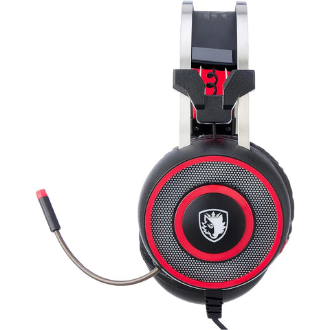 Sades g60 Light Gaming Headset USB Game Headphones Stereo Headband Earphone PC With Mic Soft Noise Reduction PUBG Game - Wired